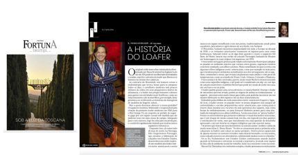 Adolfo Turrion na revista FortunA - A História do Loafer